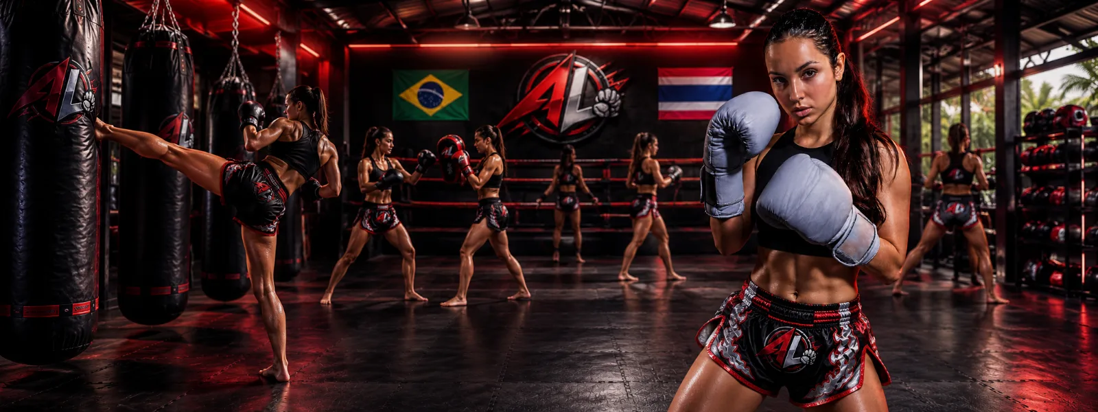 Treino de Muay Thai com a Personal Fight em Brasília